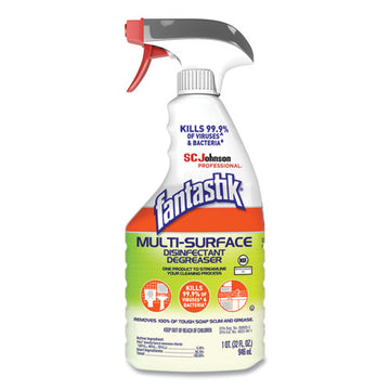 Fantastik® Multi-surface Disinfectant Degreaser, Herbal, 32 Oz Spray Bottle freeshipping - TVN Wholesale